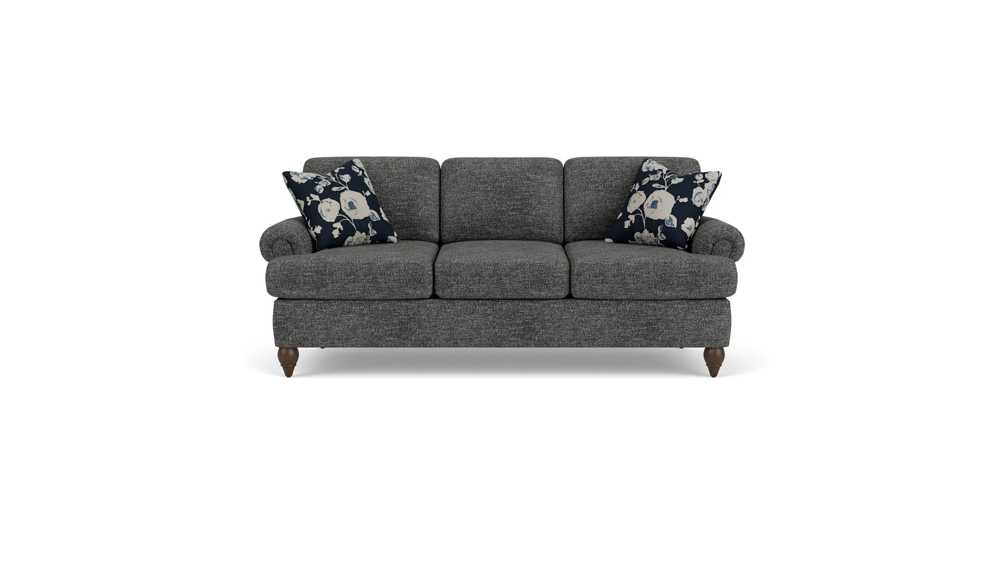 Moxy - Fabric Sofa, T-Shaped Seat Cushion, Rolled Arms