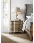 Boheme - Bastogne 3-Drawer Nightstand - Light Brown