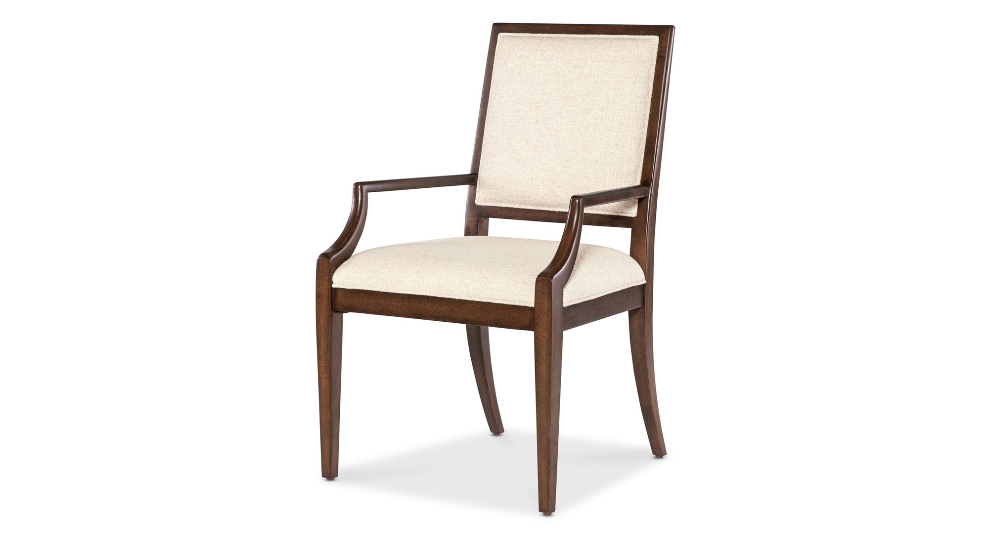 Archives - Upholstered Arm Chair - Beige / Brown