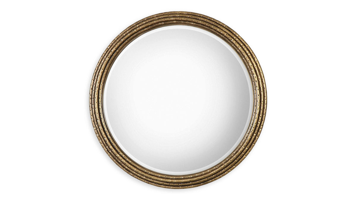 Spera - Round Mirror - Gold