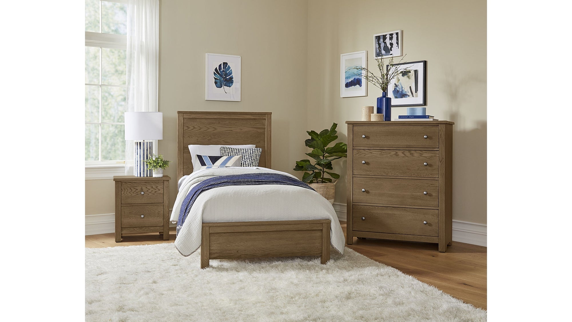 Fundamentals - 2 Drawer Nightstand