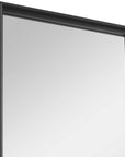 Rousseau - Iron Window Mirror - Black