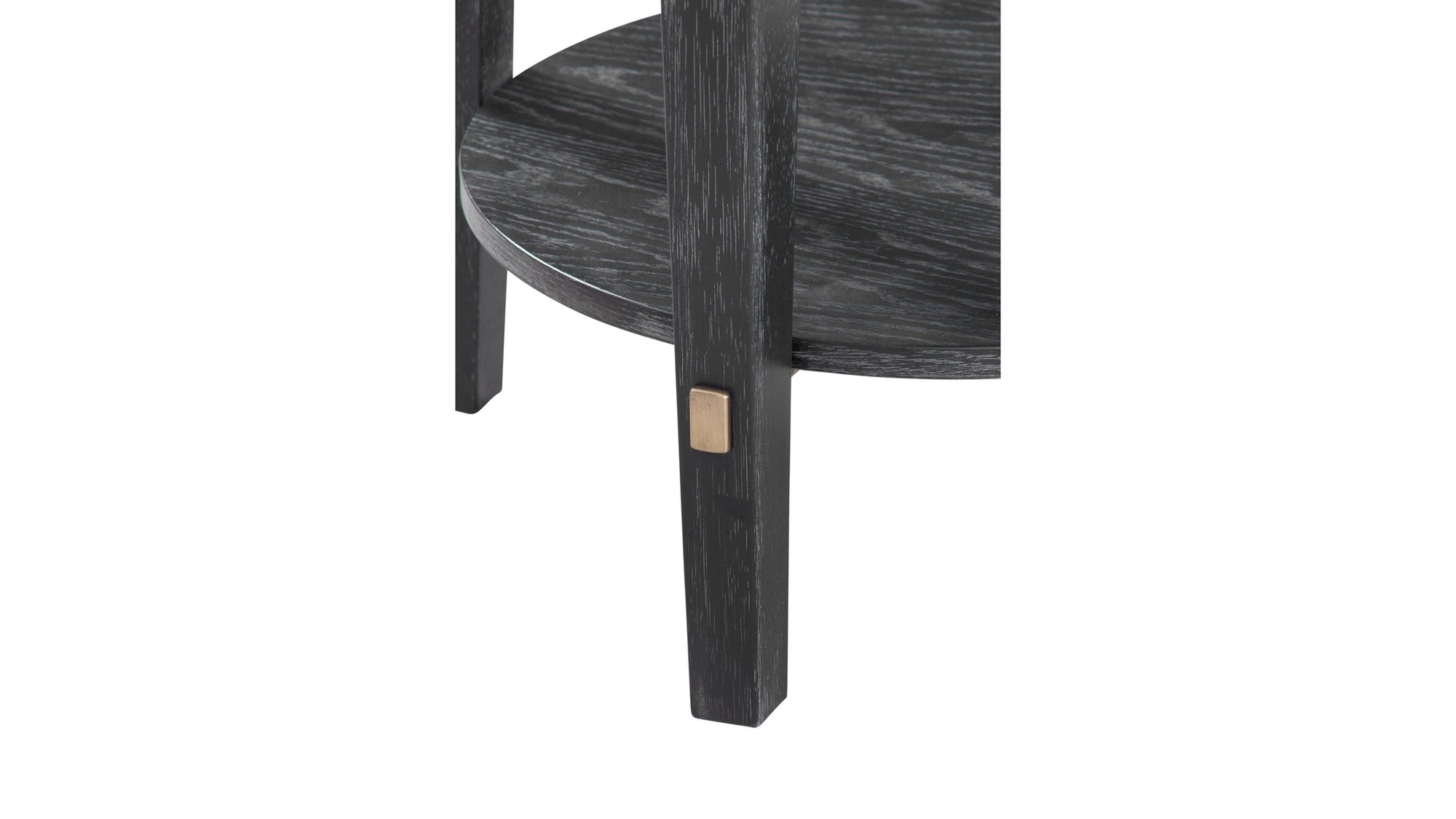 Whitfield - Round End Table - Black