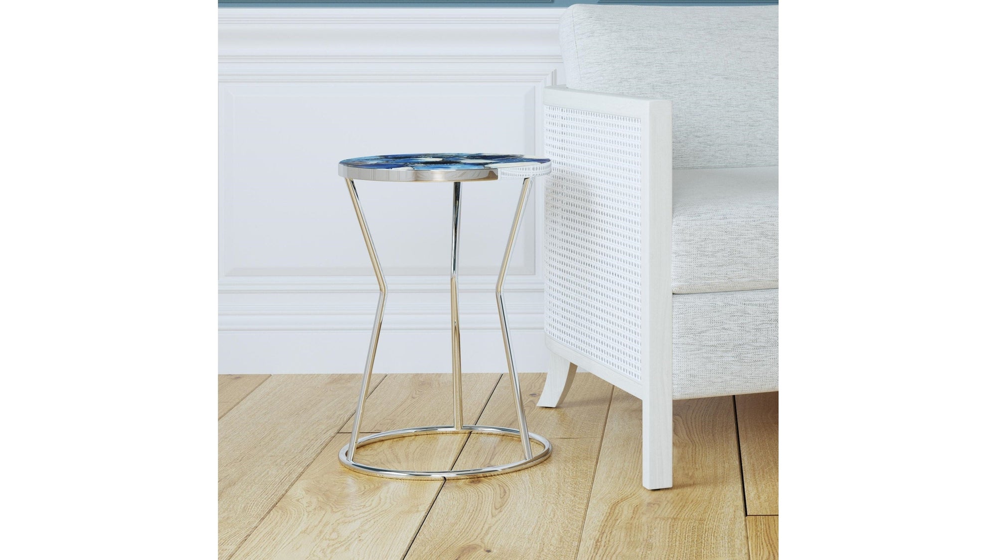 Lauer - Accent Table - Silver