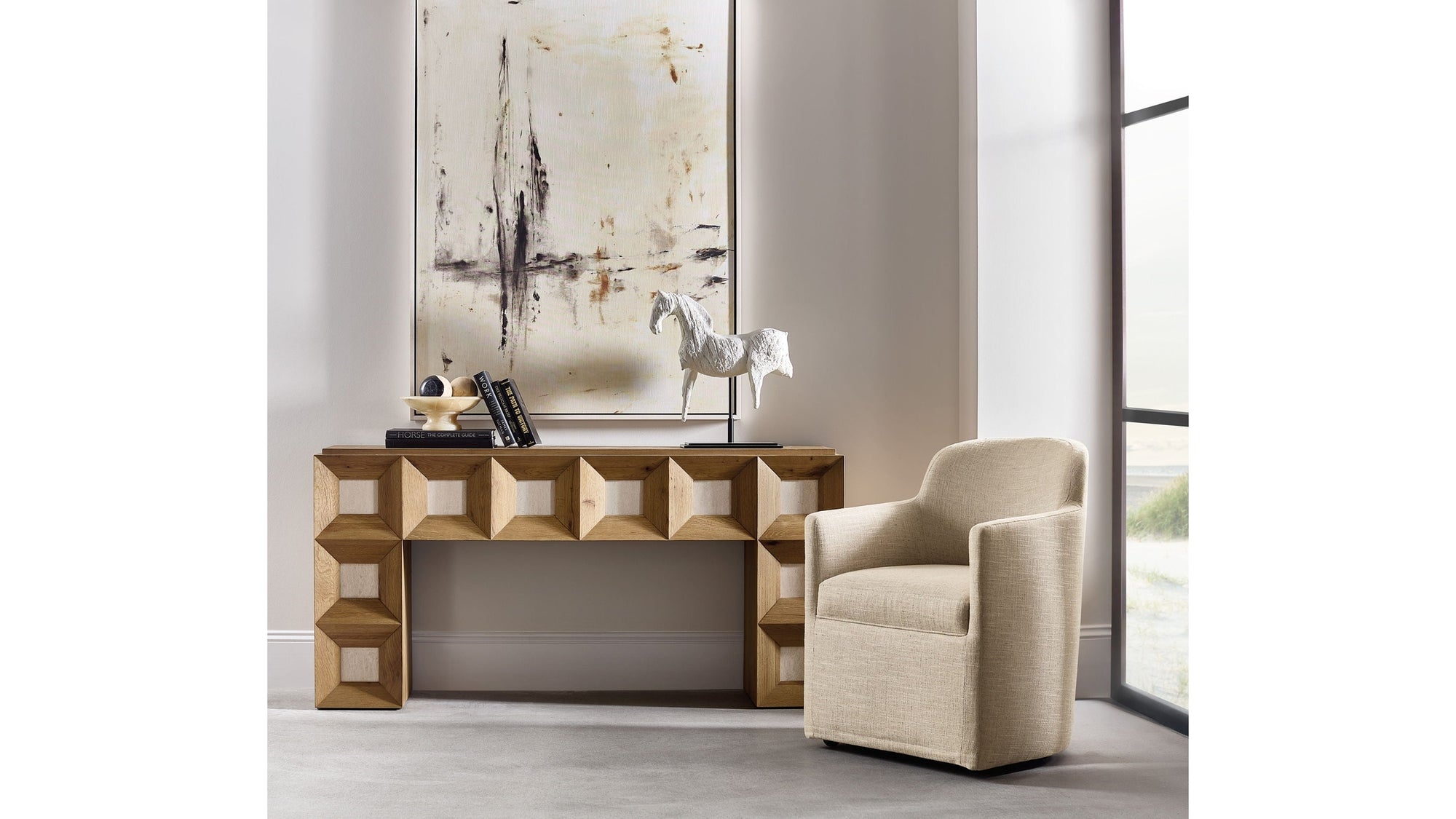Commerce And Market - Haven Console Table - Light Brown