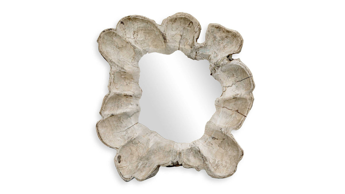 Ariadne - Round Mirror - Woodtone