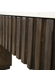 Cheers - Marble Console - Dark Brown