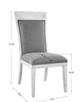 Encore - Armless Chair - Dark Gray