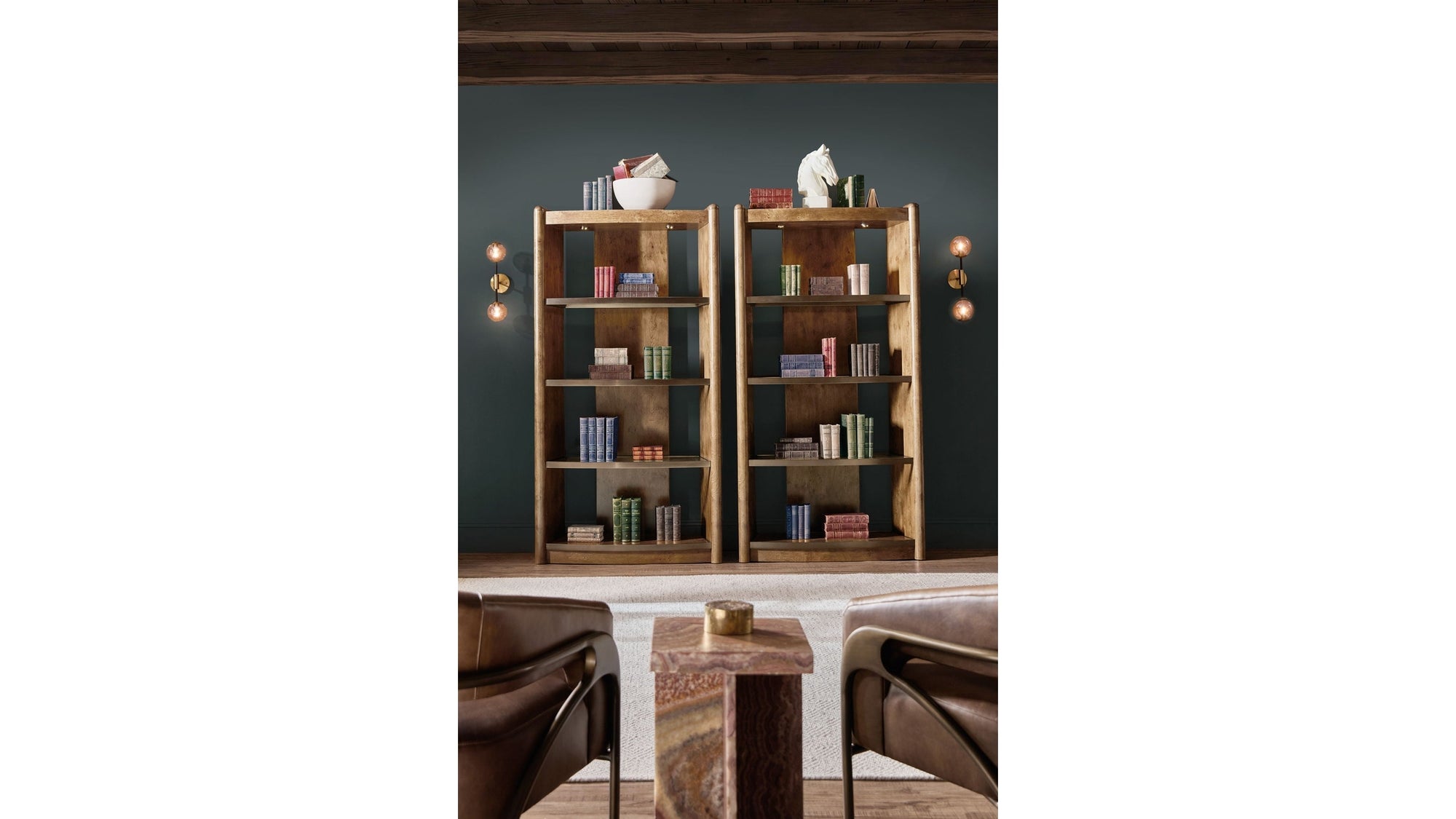 Melange - Romano Etagere - Dark Brown