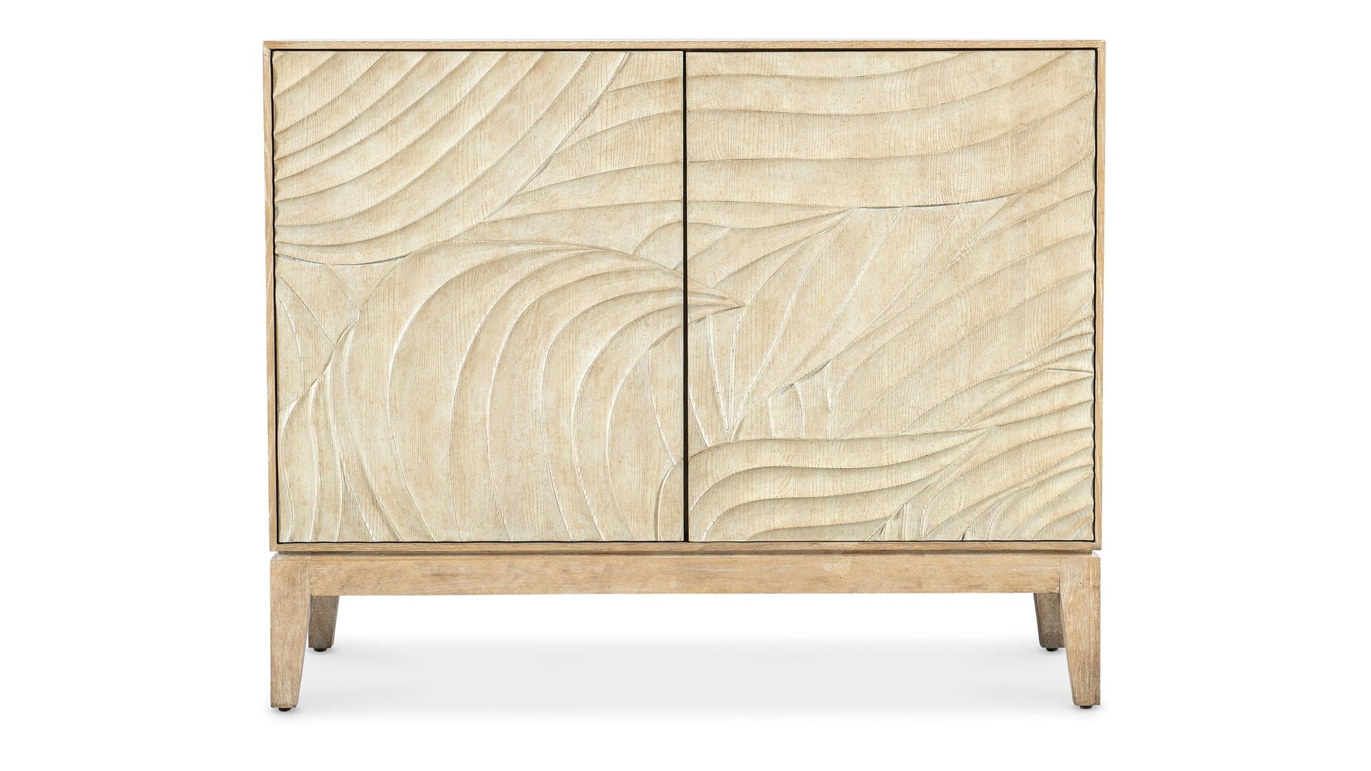 Retreat - Carved Nightstand - Beige