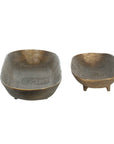 Stratum - Oval Bowls (Set of 2) - Brass