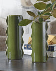 Meander - Vases (Set of 2) - Green