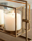 Wenman - Triple Candleholder - Gold