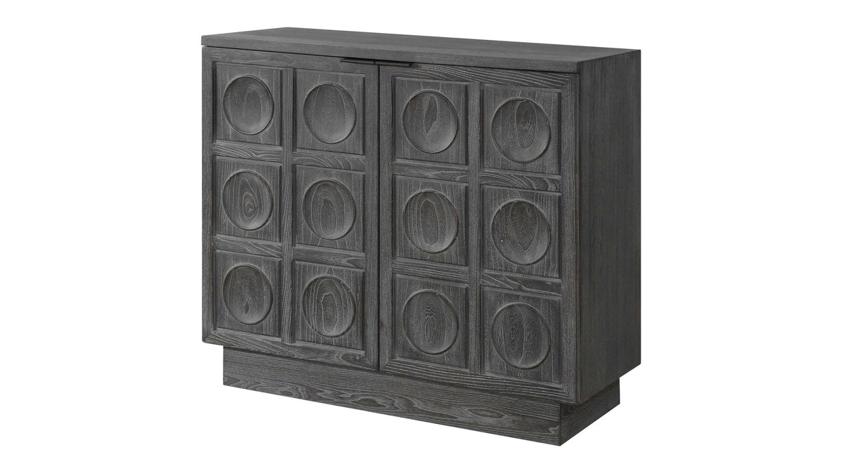 Shelby - 2 Door Ebony Stained Cabinet