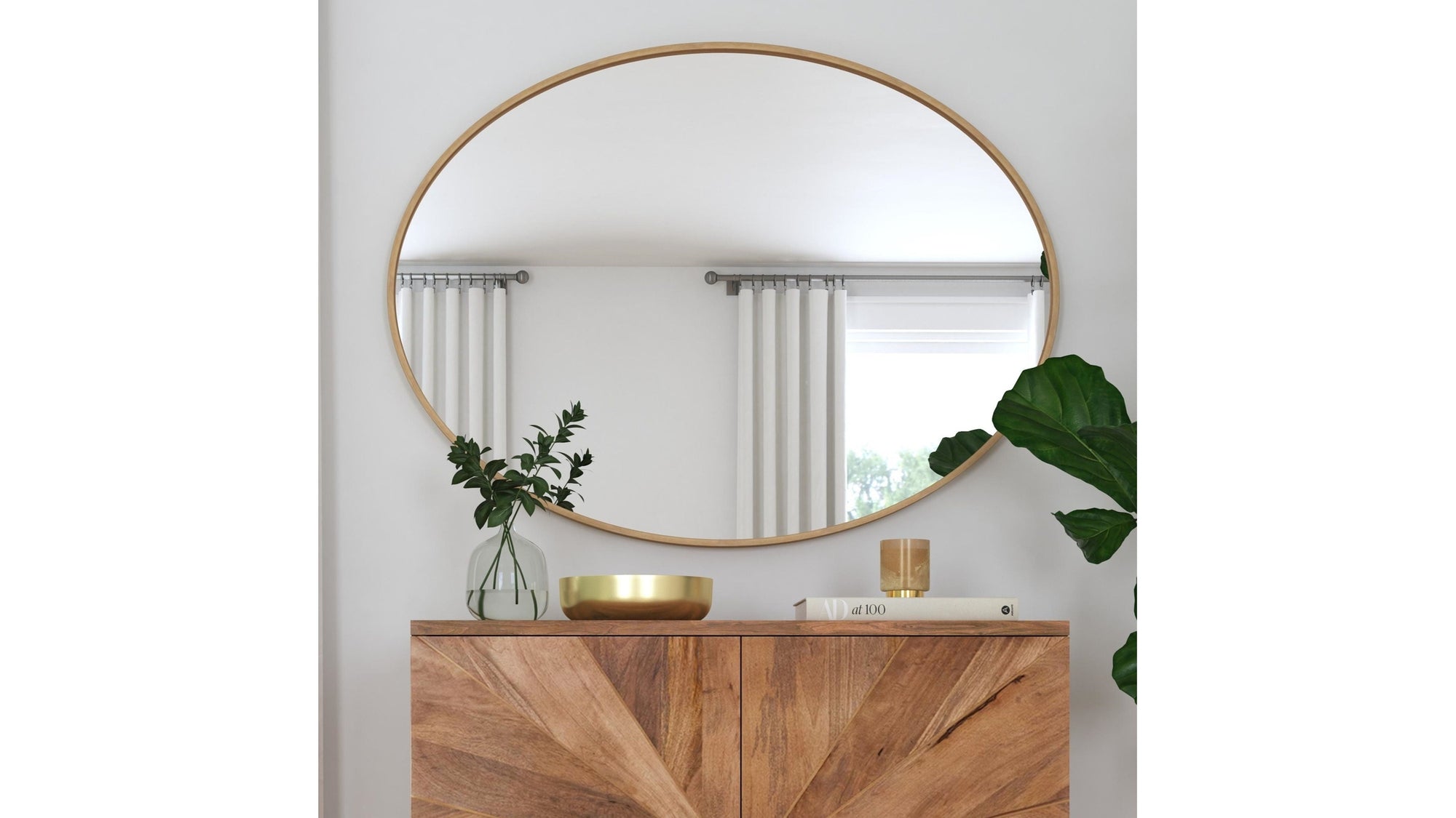 Brigitte - Wall Mirror - Gold