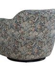 Ansel - Tapestry Swivel Chair - Green
