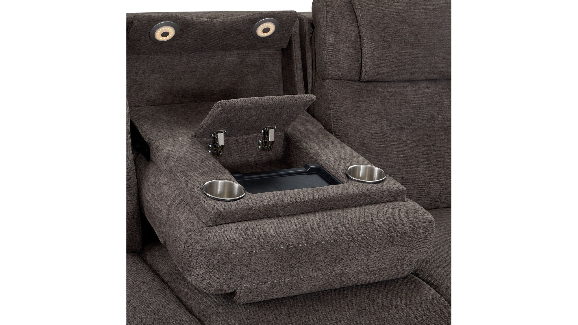 Zofa - Power Sleep Sofa With Power Headrests &amp; Lumbar