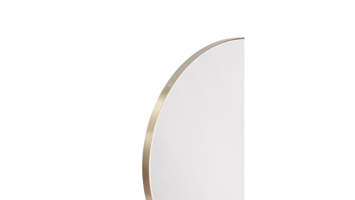 Nick - Wall Mirror - Brushed Brass