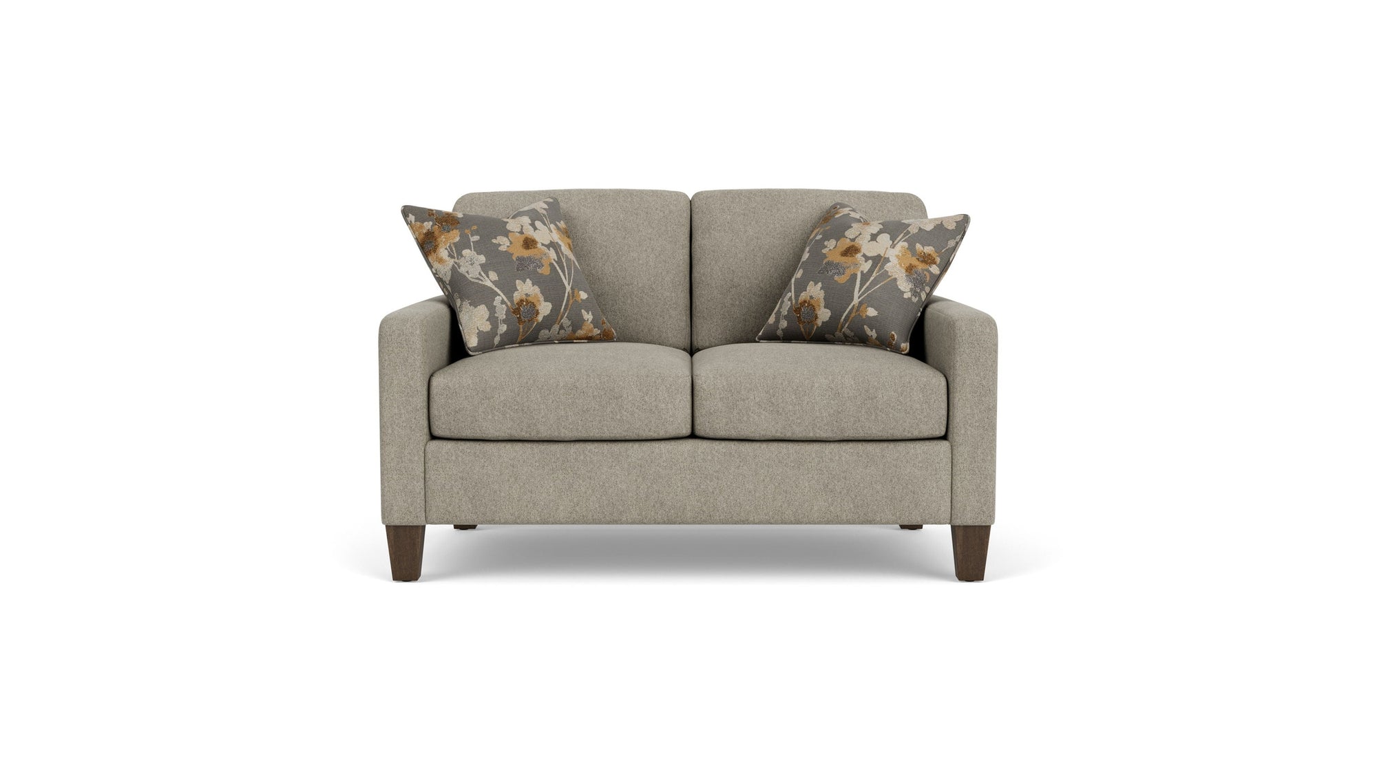 Moxy - Fabric Loveseat With Straight Track Arms