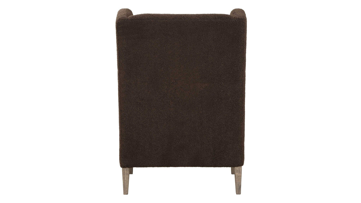 Serpentine - Brown Fabric Accent Chair