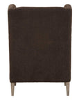 Serpentine - Brown Fabric Accent Chair