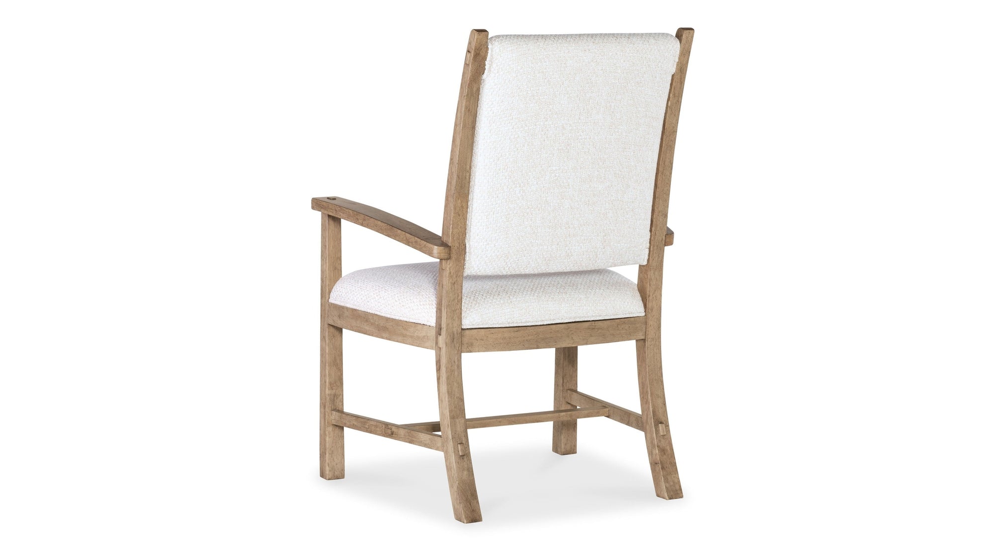 Vineyard Row - Post Back Upholstered Arm Chair Set of 2 - Beige
