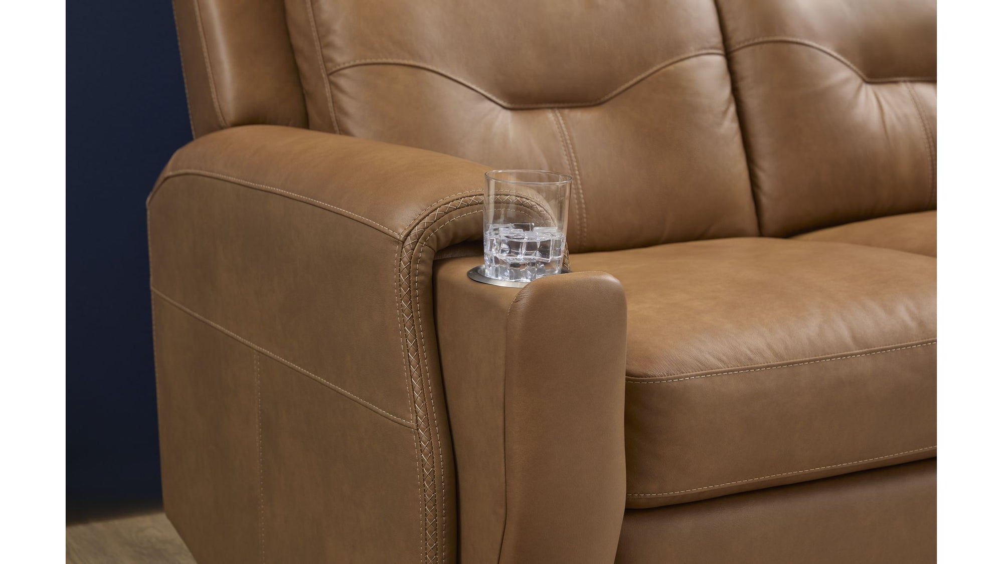 Felix - Power Reclining Sofa With Power Headrest, Lumbar, Heat &amp; Massage