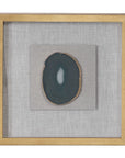 Keeva - Agate Stone Shadow Box - Gold