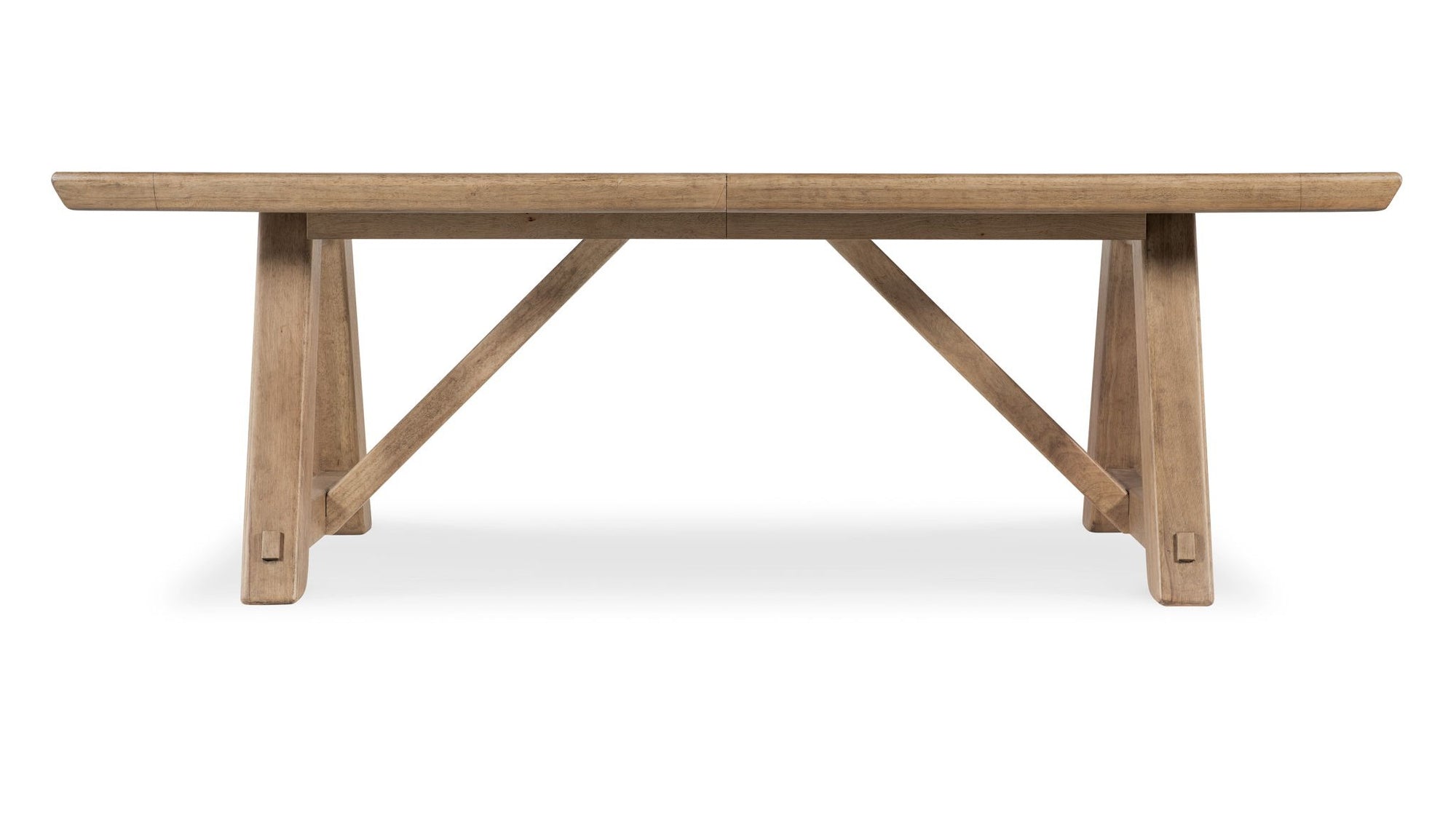 Vineyard Row - Rectangle Dining Table With 2-20" Leaves - Light Brown