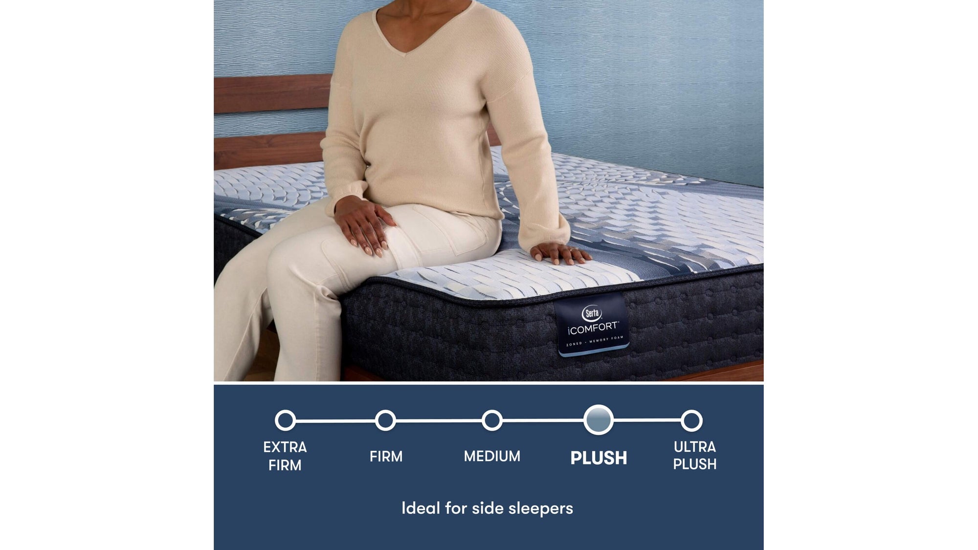 iComfort - 13" Iona Memory Foam Plush Mattress