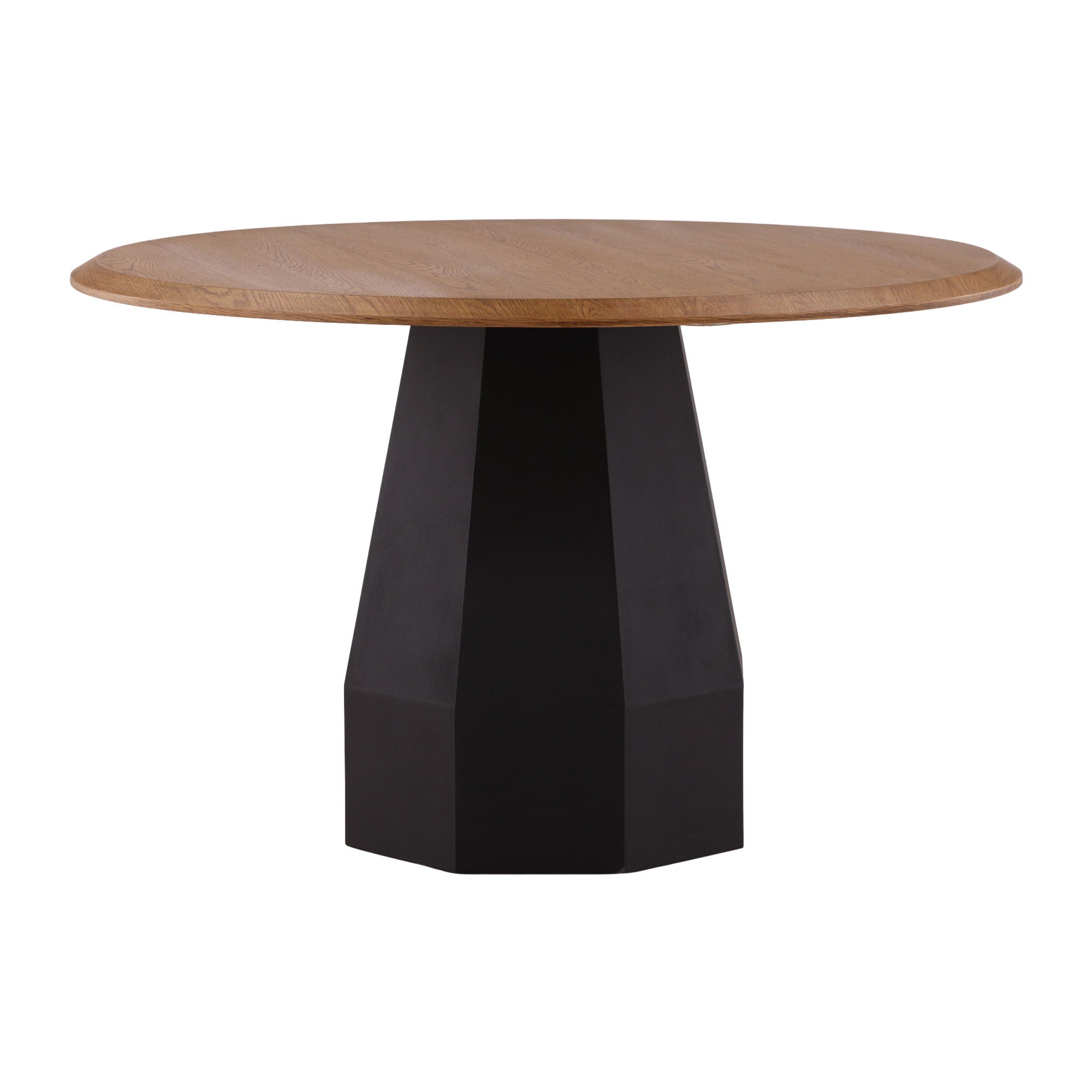 Maddie - Dining Table - Light Brown / Black