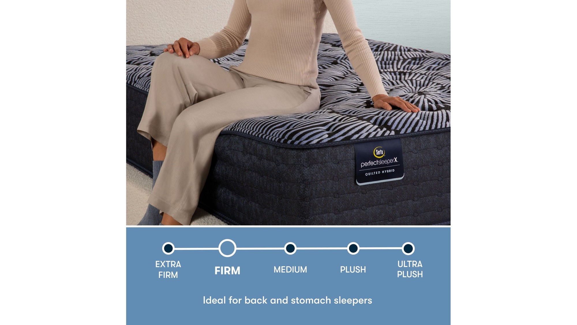 Perfect Sleeper X - 13.5" Knox Hybrid Firm Mattress