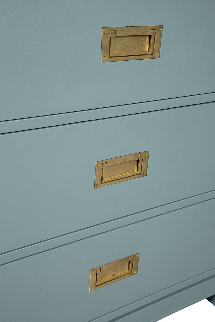 Swansea - Small Chest - Blue