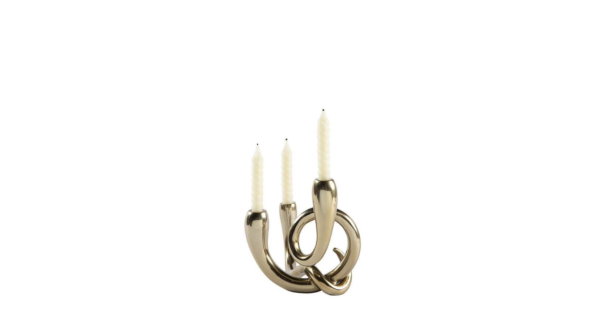 Christi - Candle Holder Set Set of 2 - Gold