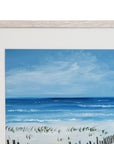 Open Invitation Framed Print - Blue