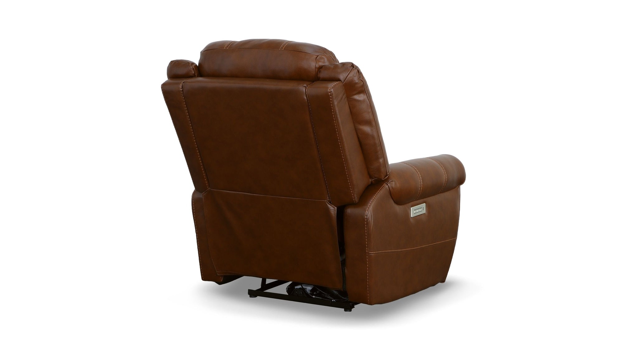 Oscar - Power Recliner With Power Headrest - Grizzly