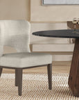 Trevino - Dining Chair Set of 2 - Clarkson's Sand / Chestnut Brown