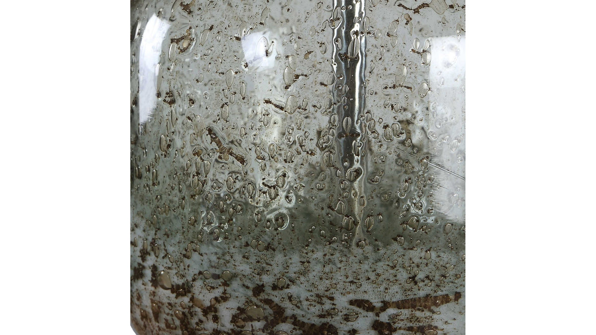 Glenn - Mottled Glass Table Lamp - Green