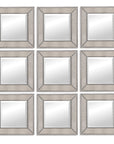 Beaded - Wall Mirror - Silver Leaf