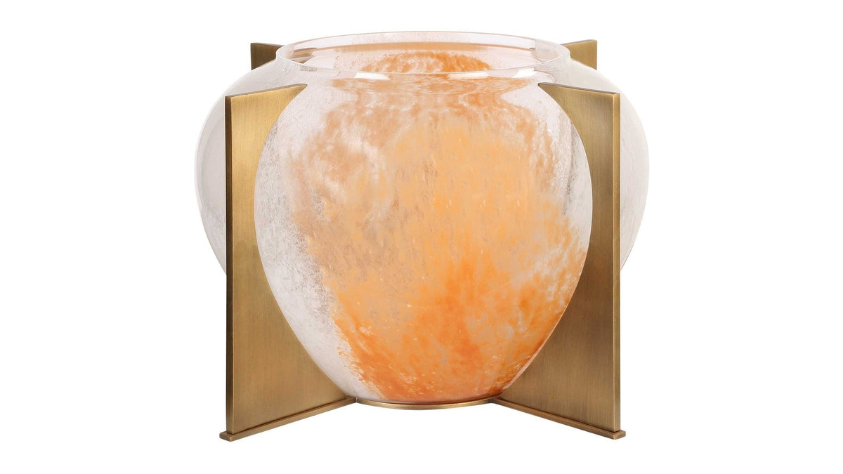 Amber Swirl - Vase - Bronze