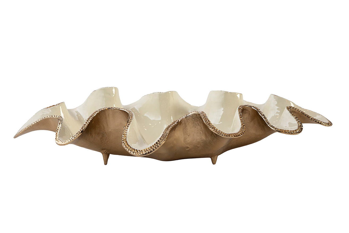 Roff - Champagne Bowl Set - Beige / Gold