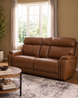 Walker - Power Reclining Loveseat With Console, Power Headrest & Lumbar
