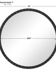 Dandridge - Round Industrial Mirror