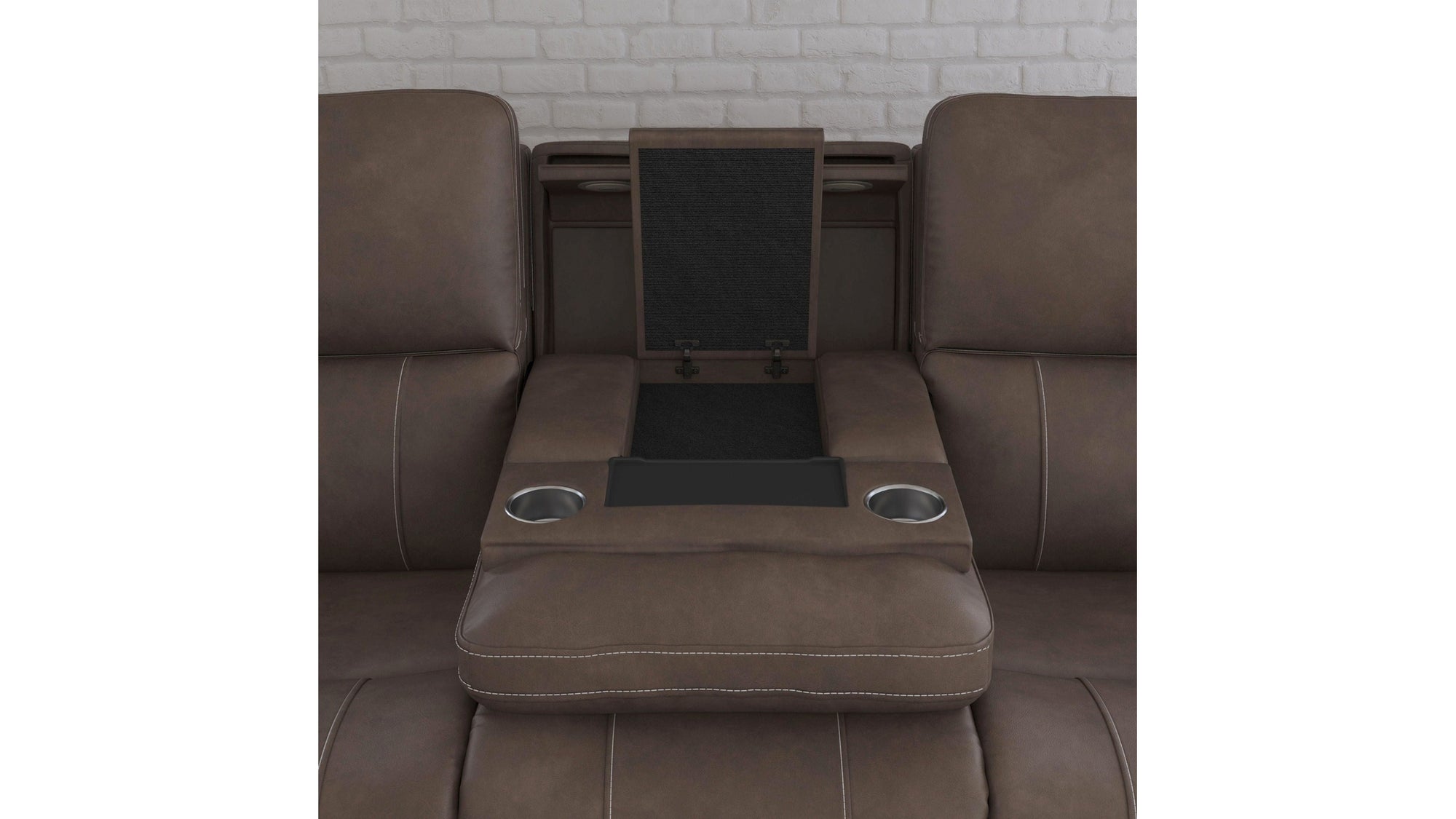 Carter - Power Reclining Sofa With Console &amp; Power Headrests &amp; Lumbar