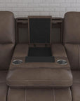 Carter - Power Reclining Sofa With Console & Power Headrests & Lumbar