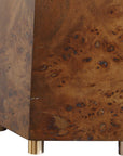 Mccaffrey - Tapered Burl Table Lamp - Woodtone
