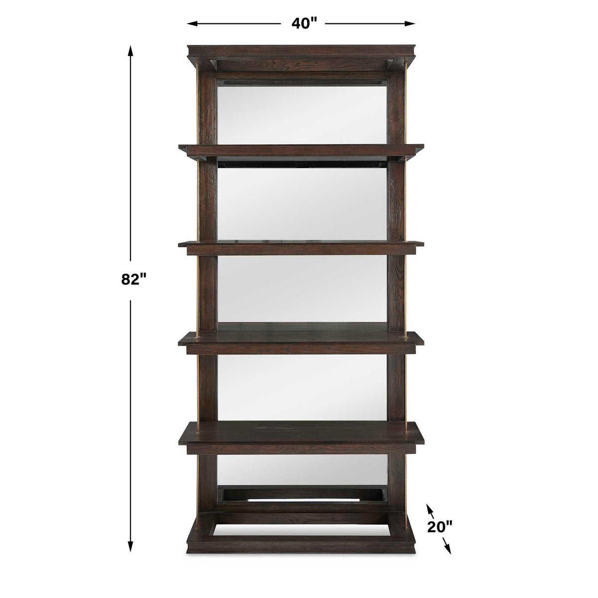 Kai - Etagere - Dark Walnut
