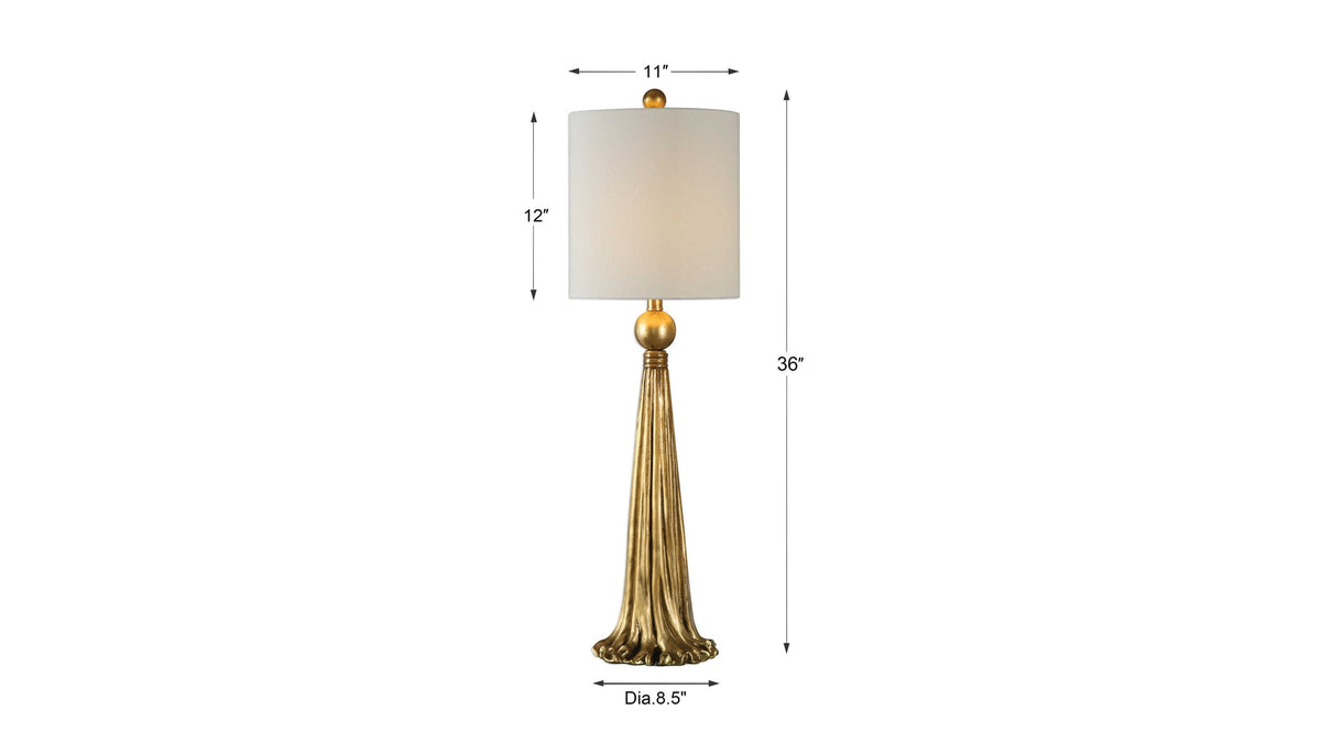 Paravani - Metallic Lamp - Gold