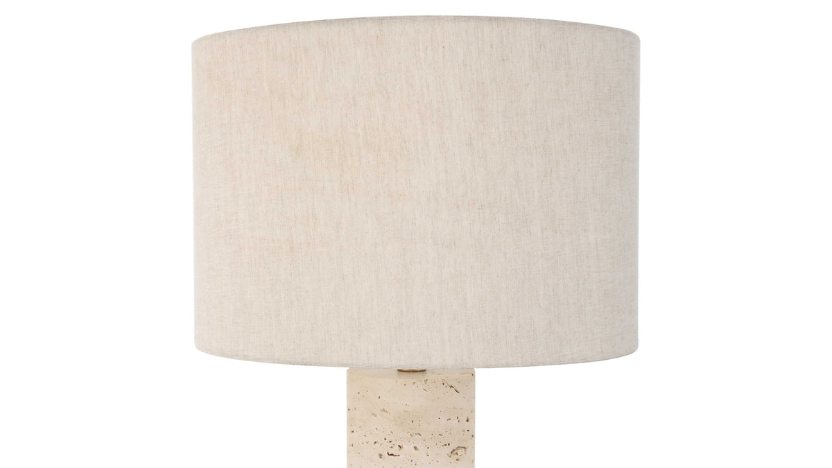Gravitas - Elegant Brass &amp; Stone Lamp