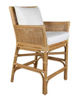 Pacific - Rattan Counter Stool - Brown / White